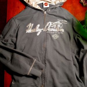 Harley Davidson zipup jacket womens